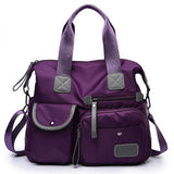 European Ladies Mommy Handbag Nylon Shoulder Portable Travel Messenger Bag
