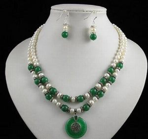 Natural Freshwater Cultured Choker Necklace Set