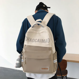 Women's Solid Backpack for Travel and School