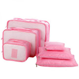 6pcs/Set Travel Organiser Packing Cube for Women & Men