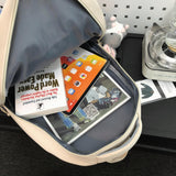 Women's Solid Backpack for Travel and School