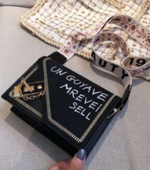 Messenger Bag Leather Bag Women Ins Broadband Small Square Bag