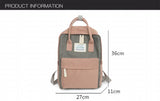 Women Canvas Backpacks Waterproof School Bags for Teenagers Girls