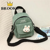 Crossbody Bag Women Canvas Small Harajuku Shoulder Bag
