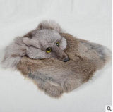 Mini Rabbit Fur Flap Bag with Fox Head - Korea