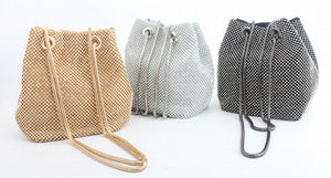 Women's Rhinestone Shoulder Bag - Elegant Evening Clutch
