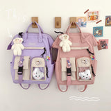 Girls Backpack Large Capacity School Bag Students Daypack