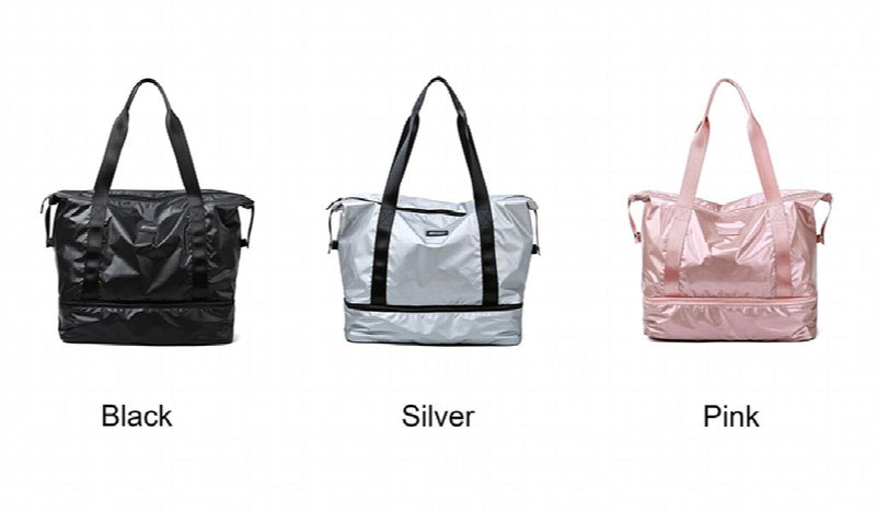 Waterproof Oxford Gym Bag for Women with Dry Wet Separation
