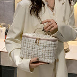 Solid Female Travel Toiletry Bag Beauty Makeup Organizer