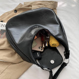 Women Pu Leather Shoulder Bag Vintage Large Capacity Messenger Handbag