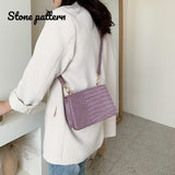 Crocodile Pattern Crossbody Bags Women Chain Shoulder Handbags