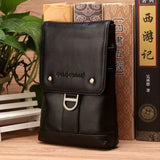 CORAL Waist Belt bags for men Leather Casual Phone Bag Waist Packs Fanny Pack