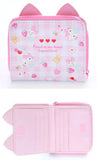 Hello Kitty Anime Cartoon Strawberry Print Girl Wallet
