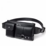 PU Leather Waist Packs Phone Belt Bags Travel Fanny Pack