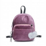Stylish Velvet Travel Backpack for Women
