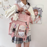 Girls Backpack Large Capacity School Bag Students Daypack