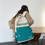 Women's Solid Backpack for Travel and School