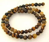 Yellow Tiger Crystal Stone Quatz 6mm Gemstone Loose Beads