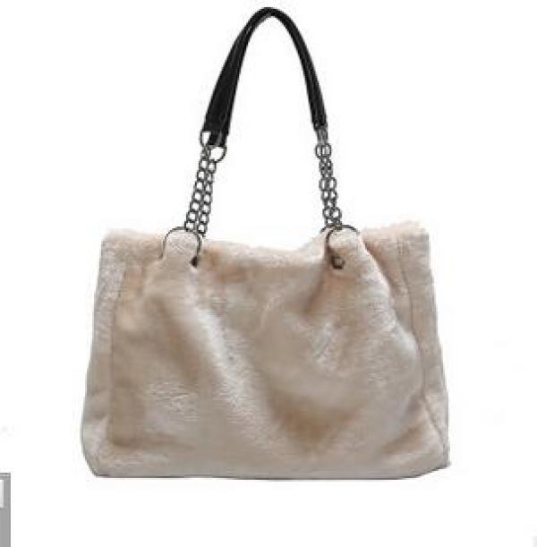 Winter Women's Rabbit Fur Shoulder Bag
