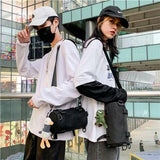 Harajuku Techwear Canvas Sling Gothic Crossbody Bag Fanny Pack