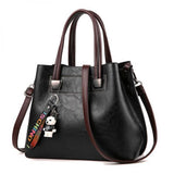 Vintage Stone Pattern Shoulder Bag Ladies Tote Bag