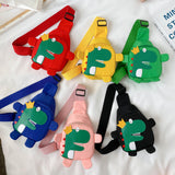Cartoon Dinosaur Crossbody Bag for Kids, Girl Shoulder Handbag