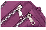 Waterproof Oxford Crossbody Bag with Embroidery Design