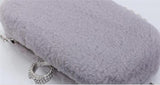Wool Evening Bags Diamond Ring Clutch Wallets Party Dinner Bags For Ladies