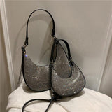 Chain Diamonds Crossbody Bag for Women Summer Handbag