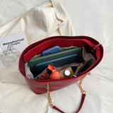 Women's Multi-function PU Leather Handbag with Big Pockets