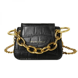 Mini Stone Pattern HandBag Single- Shoulder for Women