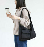 Women Canvas Handbags Messenger Bag Travel Crossbody Satchel