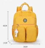 Women Backpack School bags Waterproof Casual backpack Solid Multi-pocket