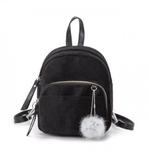 Stylish Velvet Travel Backpack for Women