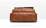Vintage Men Tote Bag Large Capacity Briefcase Crossbody Shoulder Handbag