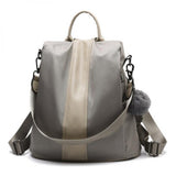Retro Soft Leather Backpack Women's All-match Bag