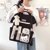 Girls Backpack Large Capacity School Bag Students Daypack