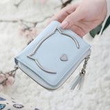 Women's Lovely Small Fresh Two-Fold Change Purse