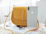 Fringed Small Round Crossbody Bag for Women