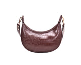 Stone Pattern Retro PU Leather Crossbody Bags for Women Small Shoulder Bag