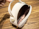 Mini Purses PU Leather Women Handbag Round Ladies Phone Bags