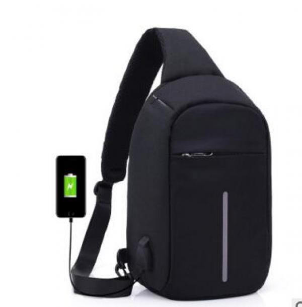 Men's Anti-theft Crossbody Bag Water Repellent Chest Pack