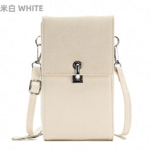 Solid PU Women's Wallet Phone Bag