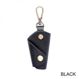 Leather Car Key Case on Waist Small Key Pouch Key Organizer Key Bag