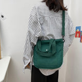 Women Canvas Handbags Large Capacity Tote Bags Crossbody Shoulder Bags