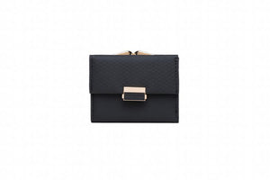 Prati's Women's Wallet Three-Fold Clip Short Wallet