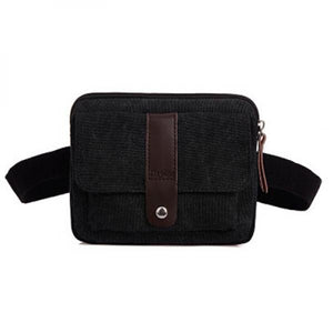 Canvas Waist Bag Funny Pack Chest Pack Belt Pouch Bum Bag