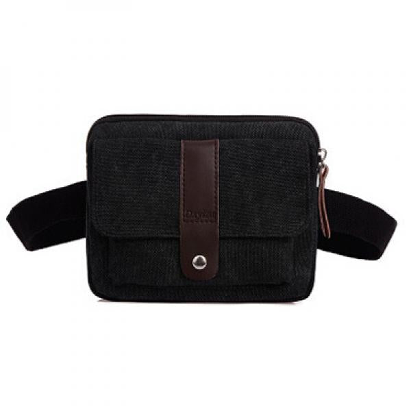 Canvas Waist Bag Funny Pack Chest Pack Belt Pouch Bum Bag