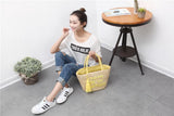 Tassel Beach Purse Casual Tote Straw Bag Female Messenger Bag