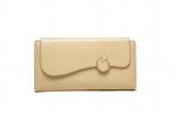 Women's Large Capacity Long Wallet Two Fold Buckle Wallet